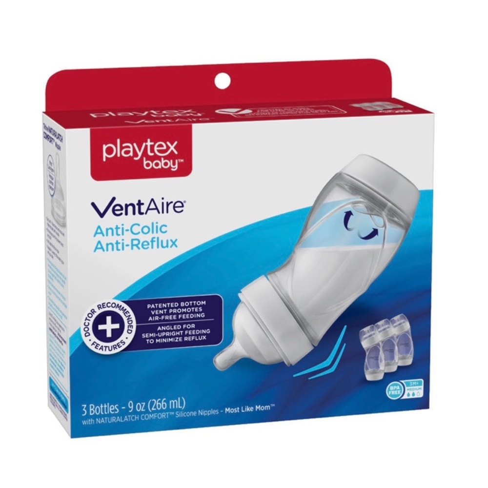 PLAYTEX Ventaire Anti-colic Baby Bottles 3 Pack